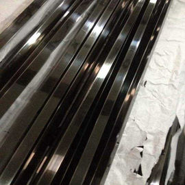 Het zwarte Buizenstelsel van het Titaniumroestvrije staal 2mm/4mm Dikte Rechthoekige Duurzaam